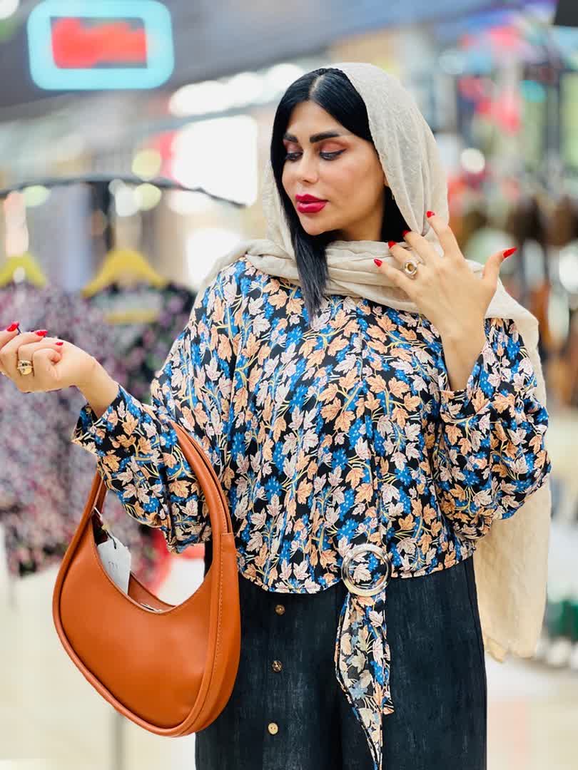 شومیز  گره ای پارادایز پلاس 2756